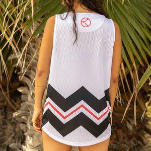 Wavy Streak Mesh Jersey