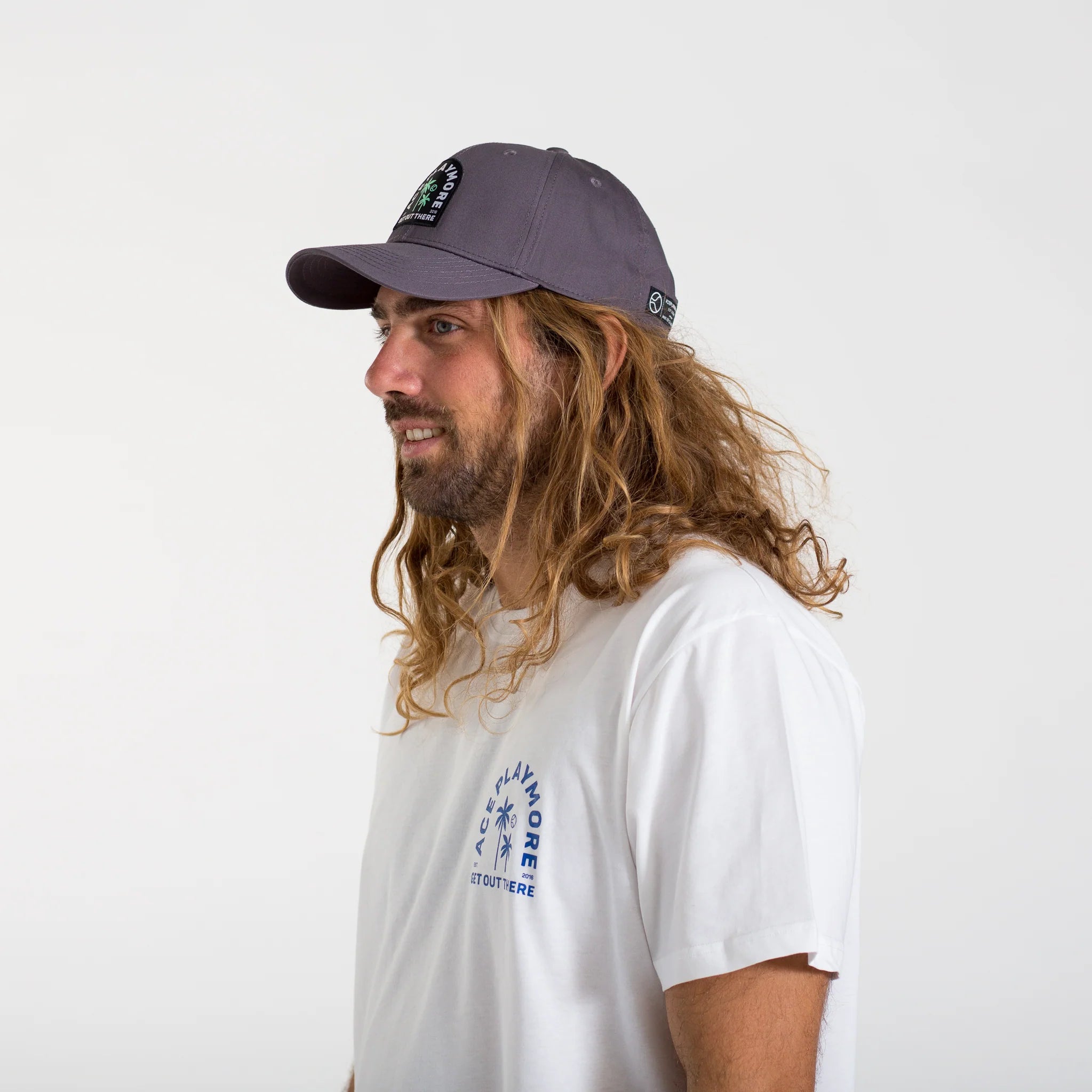 Arches and Palms Dark Grey Trucker Hat