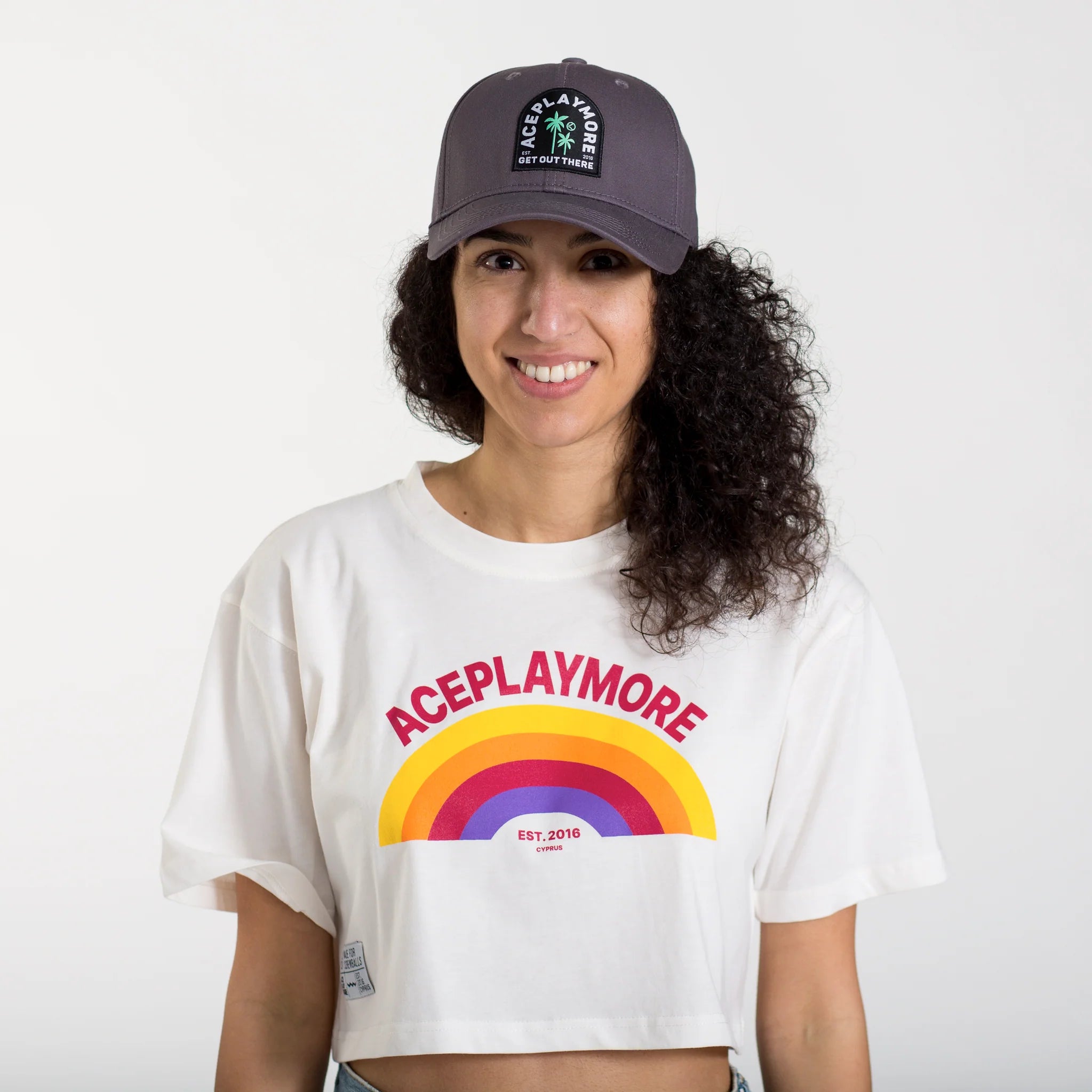 Arches and Palms Dark Grey Trucker Hat