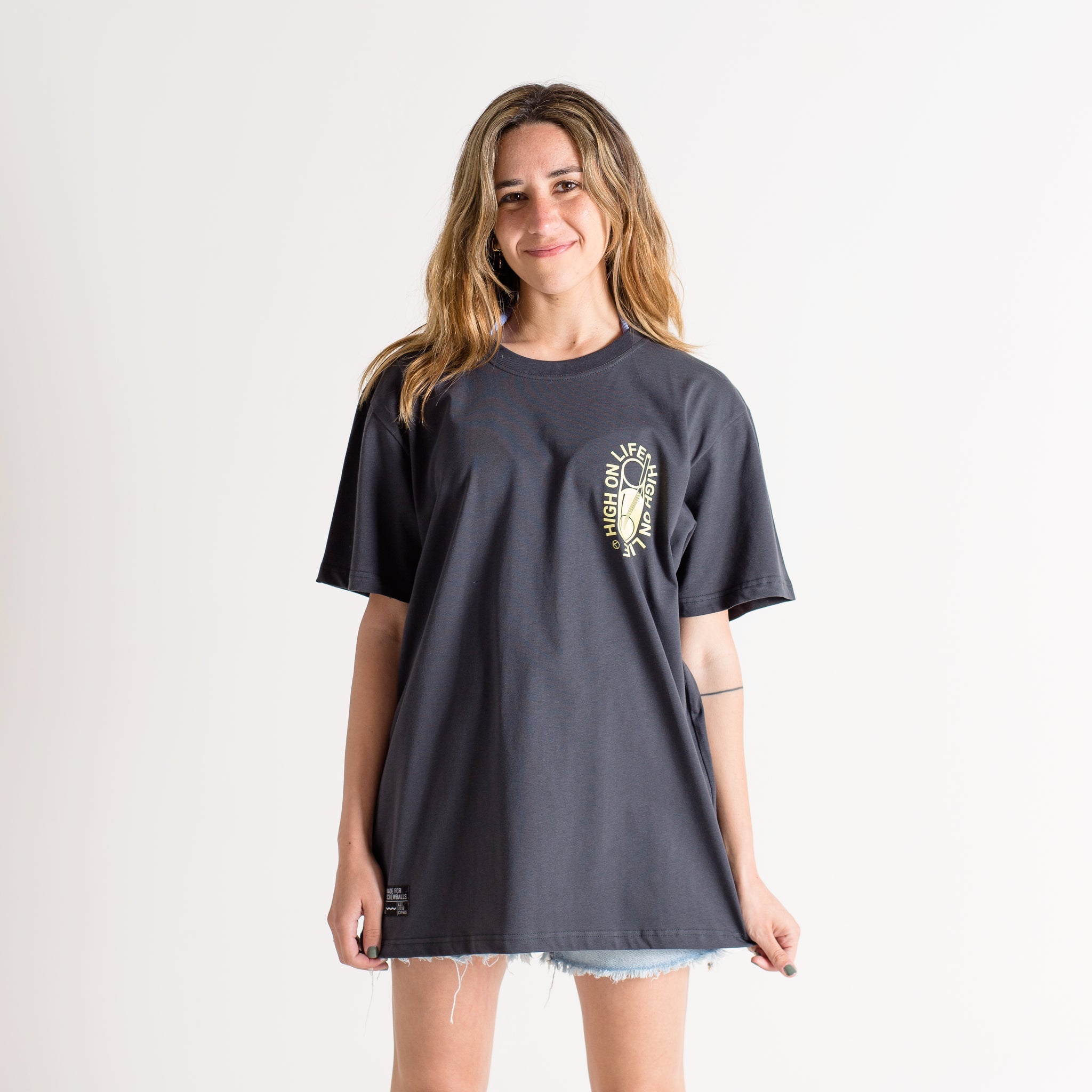 High On Life Anthracite Tee