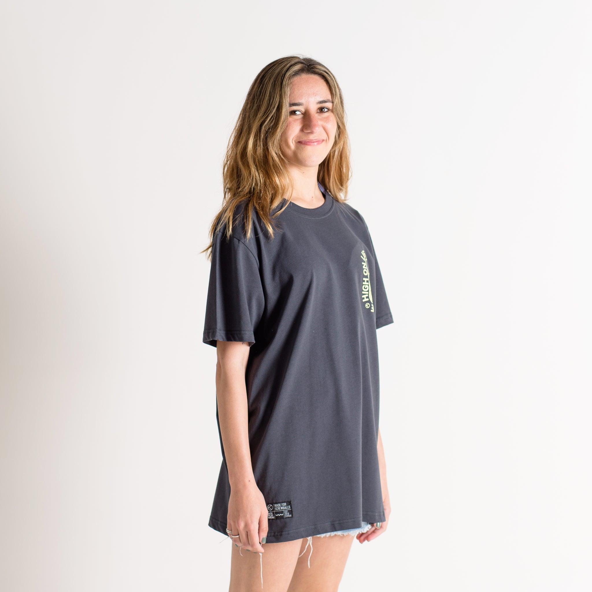 High On Life Anthracite Tee