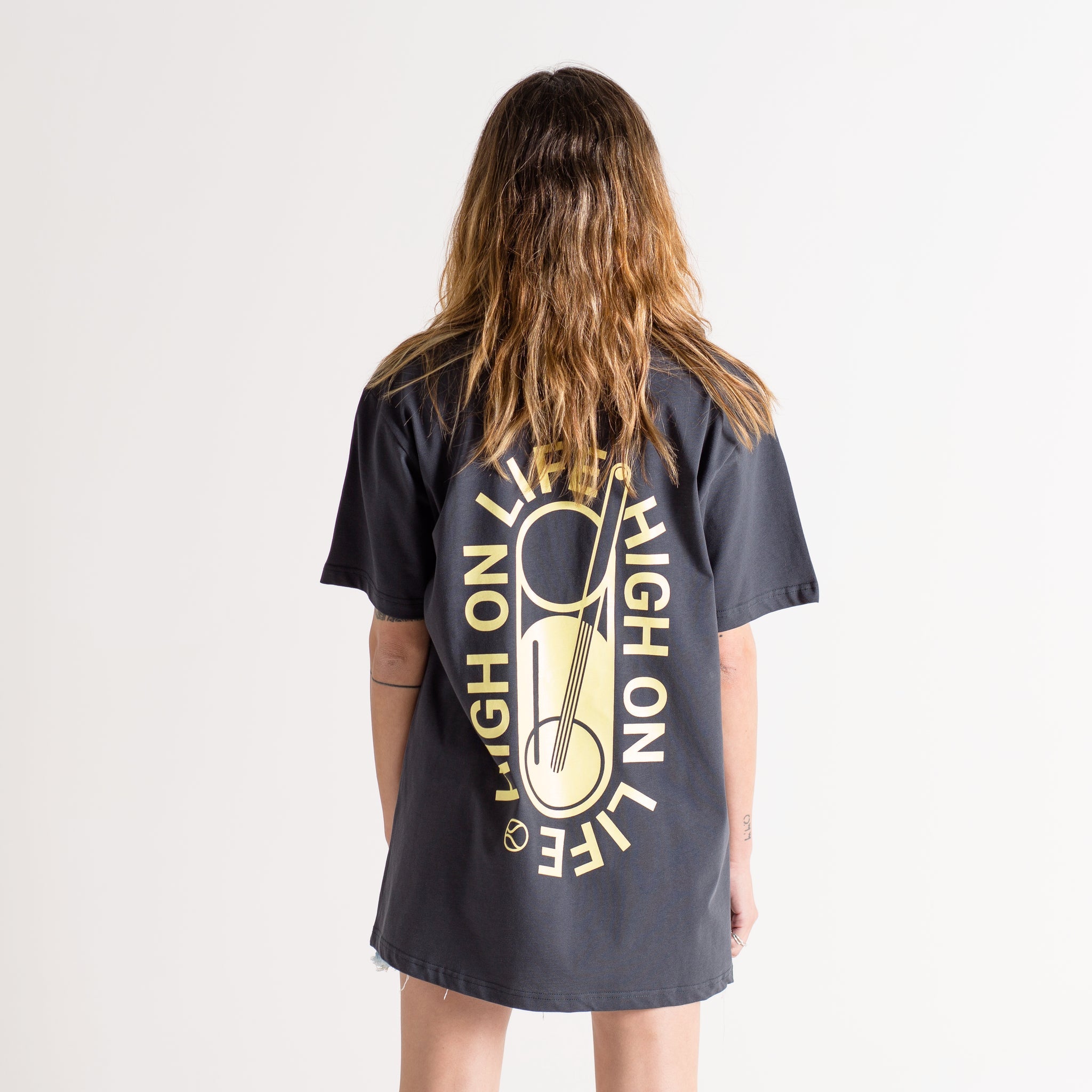 High On Life Anthracite Tee