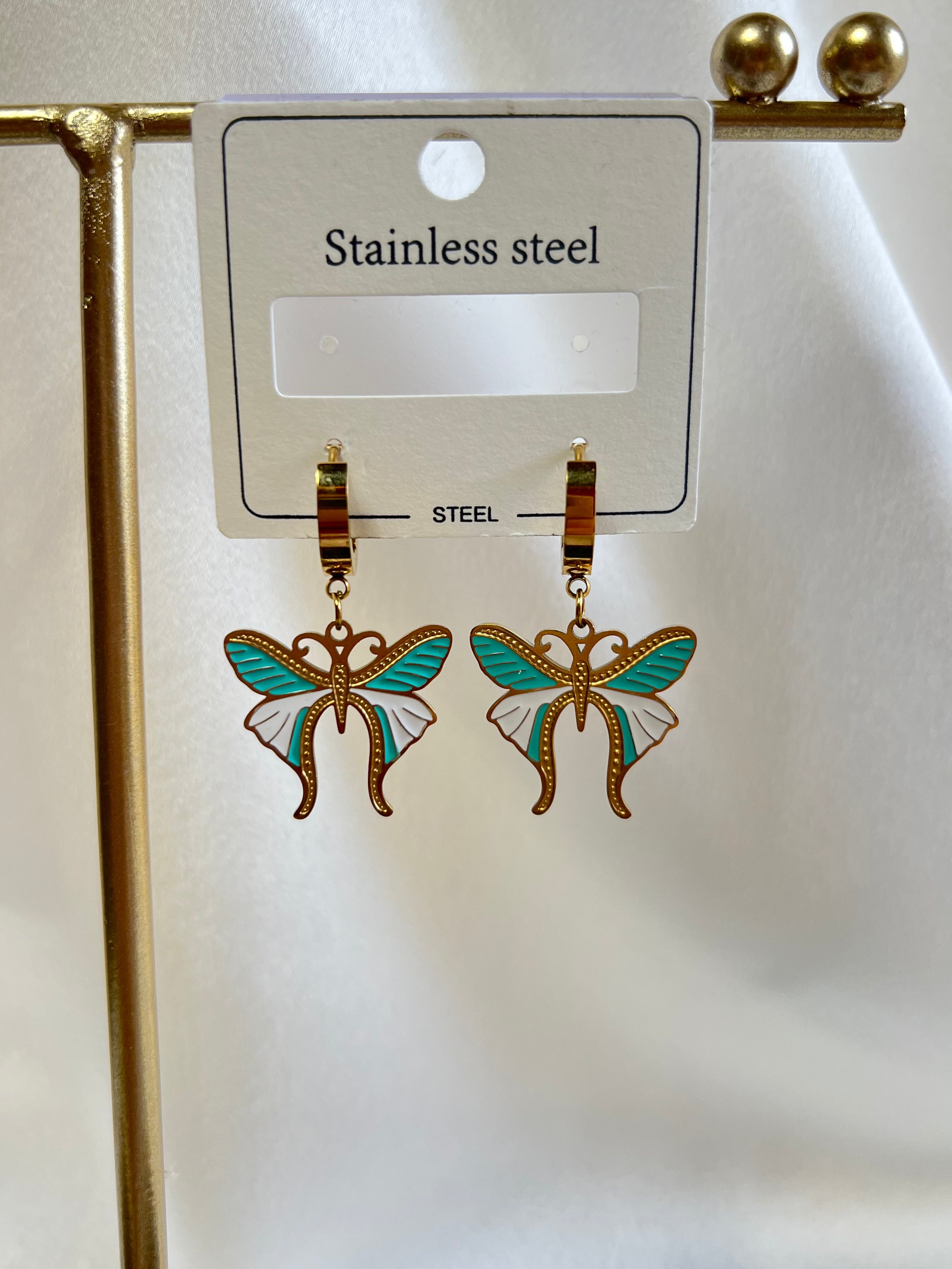 Butterfly Earrings in Gold