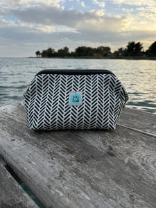Feel Good Again Clutch  In Stripes
