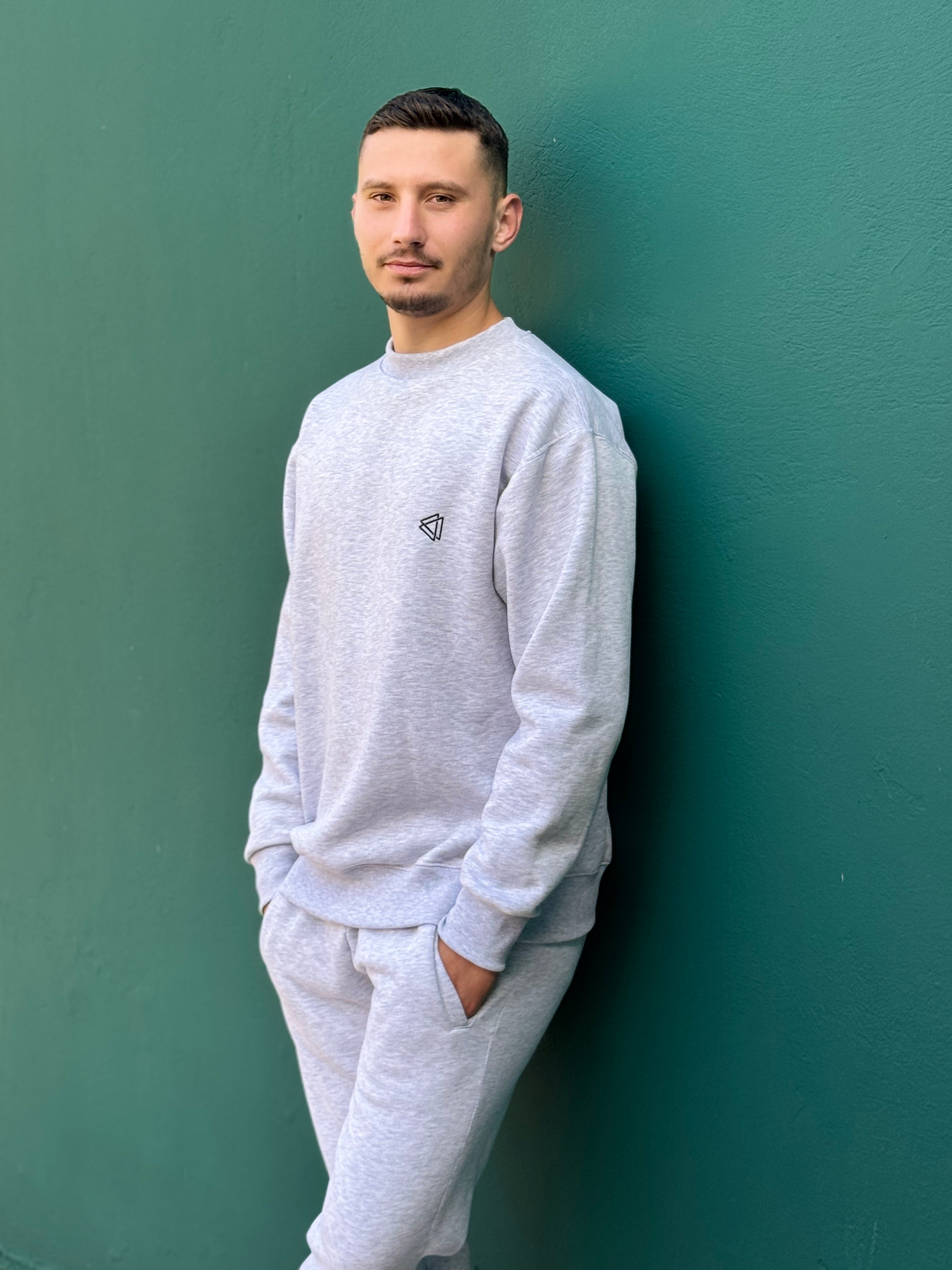 Crewneck Grey Mek Μπλούζα Φούτερ Γκρι