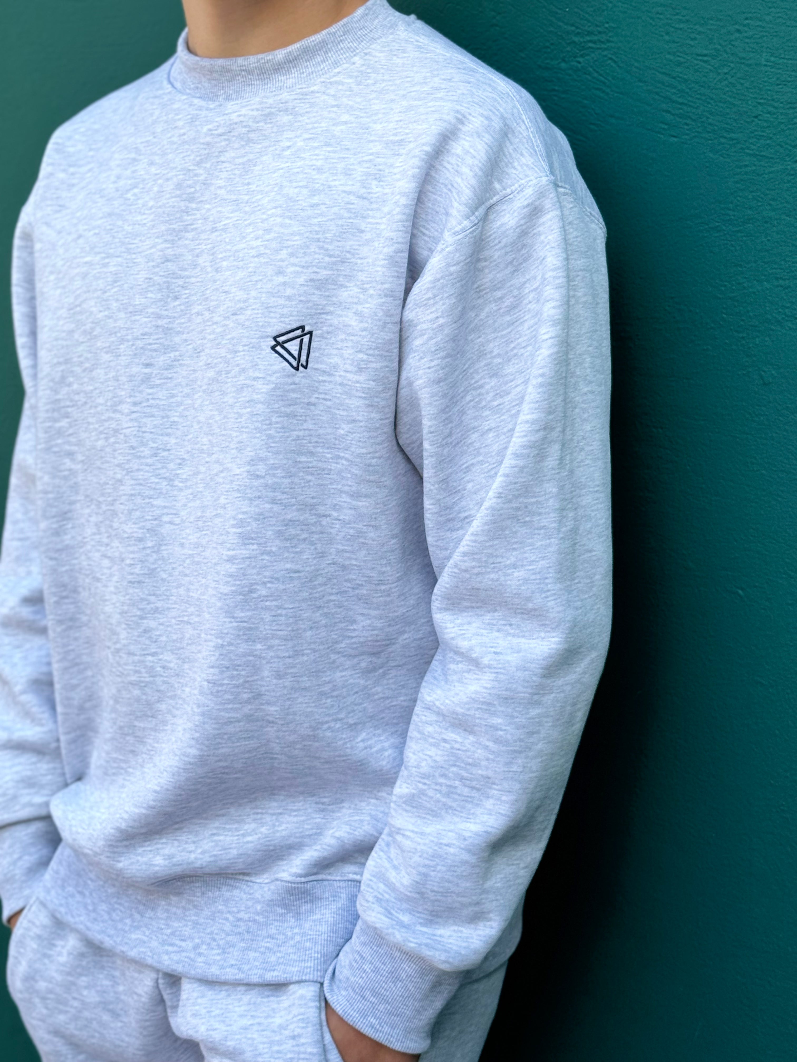 Crewneck Grey Mek Μπλούζα Φούτερ Γκρι