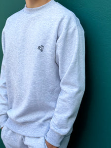 Crewneck Grey Mek Μπλούζα Φούτερ Γκρι
