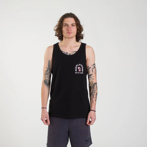 Arches and Palms Black Tank