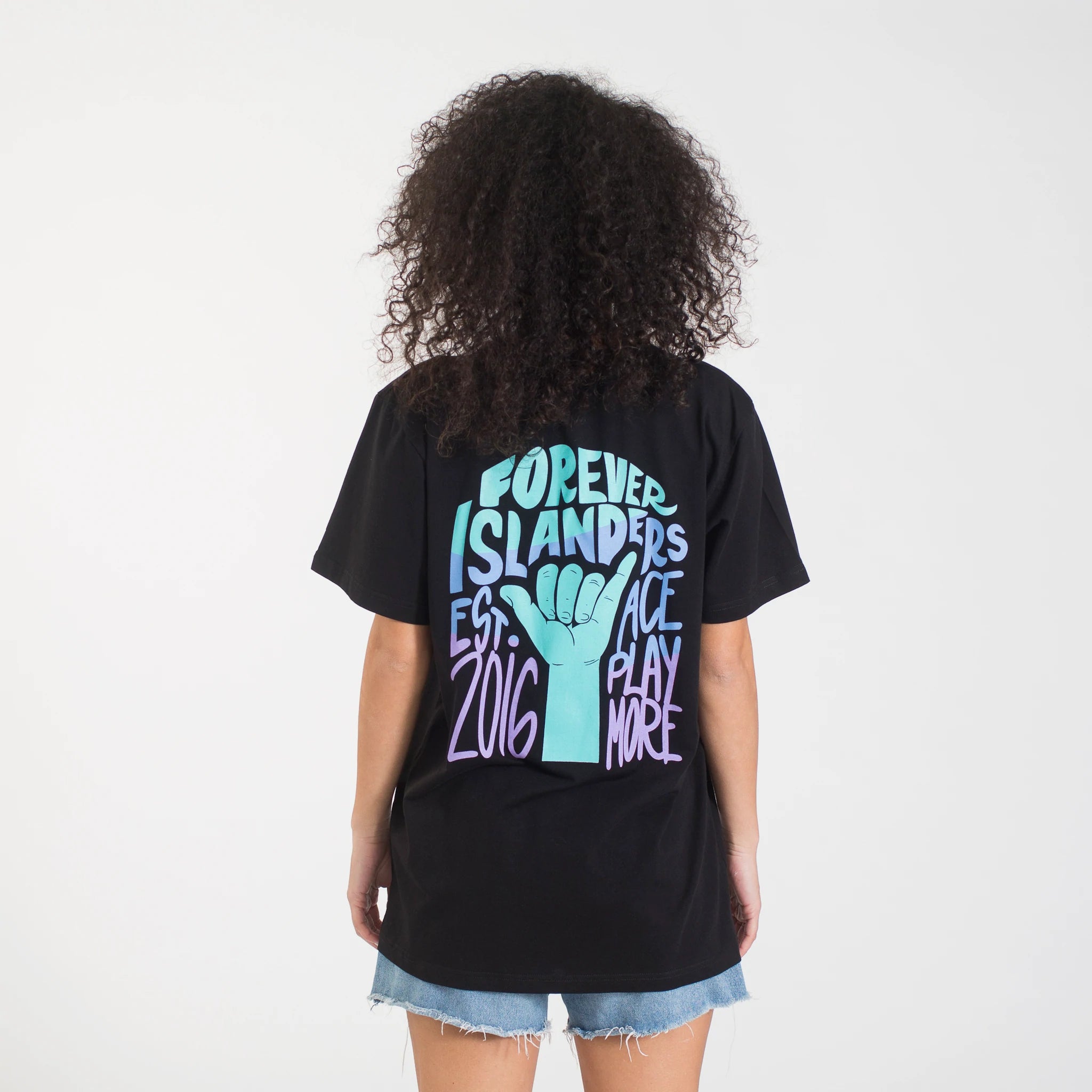 Forever Islanders Black Tee