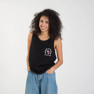 Arches and Palms Black Tank