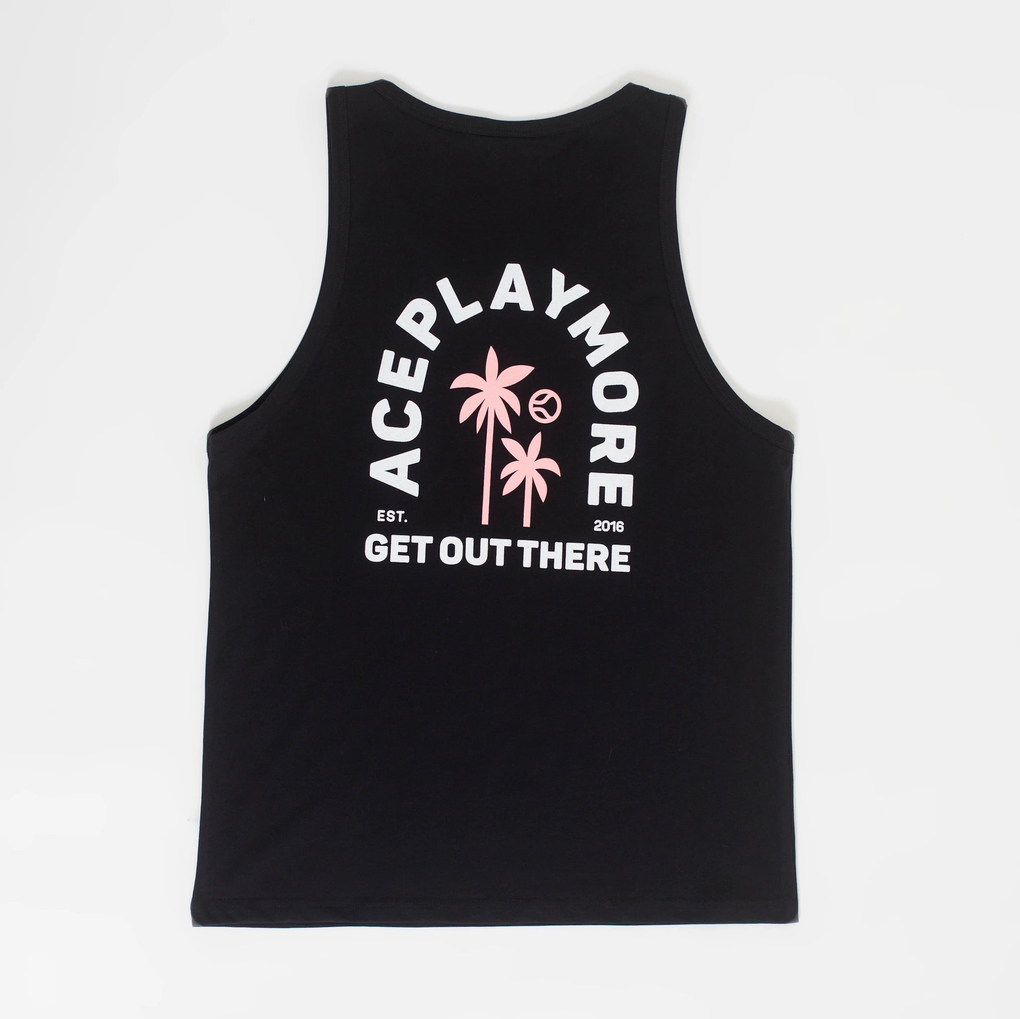 Arches and Palms Black Tank