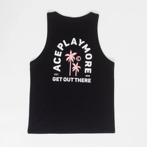 Arches and Palms Black Tank